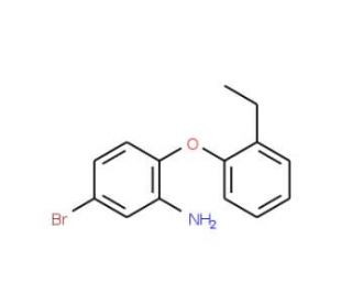 5-Bromo-2-(2-ethylphenoxy)aniline - chemical structure image