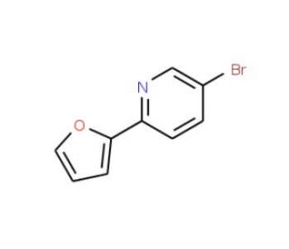 5-Bromo-2-(2-furyl)pyridine (CAS 942206-06-6) - chemical structure image