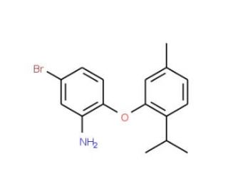5-Bromo-2-(2-isopropyl-5-methylphenoxy)aniline - chemical structure image