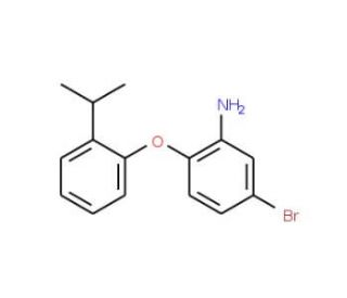 5-Bromo-2-(2-isopropylphenoxy)aniline - chemical structure image