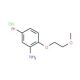 5-Bromo-2-(2-methoxyethoxy)aniline hydrochloride - chemical structure image