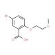 5-Bromo-2-(2-methoxyethoxy)benzoic acid (CAS 62176-28-7) - chemical structure image