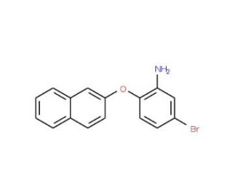 5-Bromo-2-(2-naphthyloxy)aniline - chemical structure image
