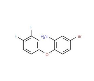 5-Bromo-2-(3,4-difluorophenoxy)aniline - chemical structure image