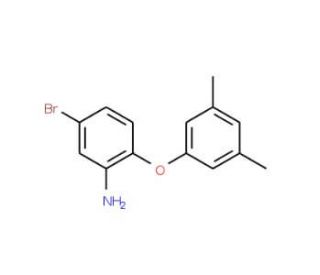 5-Bromo-2-(3,5-dimethylphenoxy)aniline - chemical structure image