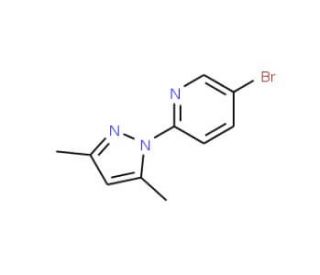 5-Bromo-2-(3,5-dimethylpyrazol-1-yl)pyridine (CAS 1150164-92-3) - chemical structure image