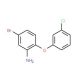 5-Bromo-2-(3-chlorophenoxy)aniline - chemical structure image