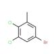 5-Bromo-2,3-dichlorotoluene (CAS 204930-38-1) - chemical structure image