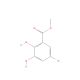 5-Bromo-2,3-dihydroxybenzoic Acid Methyl Ester (CAS 105603-49-4) - chemical structure image