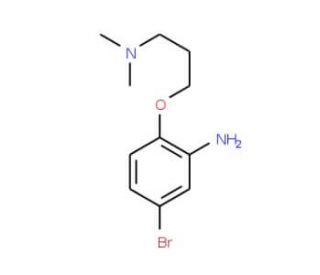 5-Bromo-2-[3-(dimethylamino)propoxy]aniline - chemical structure image
