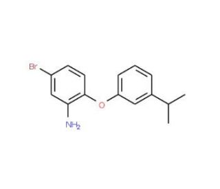 5-Bromo-2-(3-isopropylphenoxy)aniline - chemical structure image