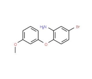 5-Bromo-2-(3-methoxyphenoxy)aniline - chemical structure image