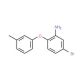 5-Bromo-2-(3-methylphenoxy)aniline - chemical structure image