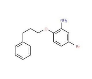 5-Bromo-2-(3-phenylpropoxy)aniline - chemical structure image