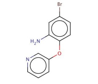 5-Bromo-2-(3-pyridinyloxy)aniline - chemical structure image