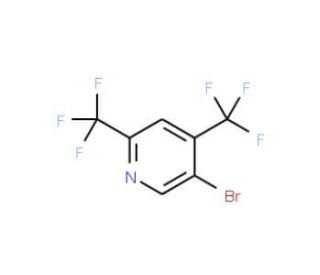 5-Bromo-2,4-bis(trifluoromethyl)pyridine - chemical structure image