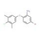 5-Bromo-2-(4-chloro-3,5-dimethylphenoxy)aniline - chemical structure image