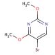 5-Bromo-2,4-dimethoxypyrimidine (CAS 56686-16-9) - chemical structure image