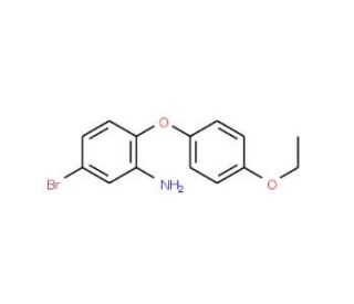 5-Bromo-2-(4-ethoxyphenoxy)aniline - chemical structure image