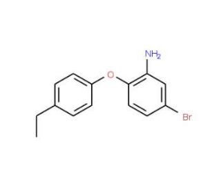5-Bromo-2-(4-ethylphenoxy)aniline - chemical structure image