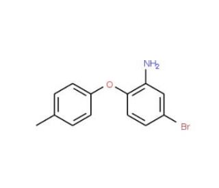 5-Bromo-2-(4-methylphenoxy)aniline - chemical structure image