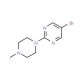 5-Bromo-2-(4-methylpiperazin-1-yl)pyrimidine (CAS 141302-36-5) - chemical structure image
