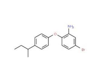 5-Bromo-2-[4-(sec-butyl)phenoxy]aniline - chemical structure image