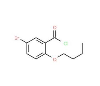 5-bromo-2-butoxybenzoyl chloride - chemical structure image