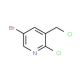 5-Bromo-2-chloro-3-(chloromethyl)pyridine - chemical structure image