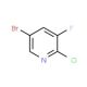5-Bromo-2-chloro-3-fluoropyridine (CAS 831203-13-5) - chemical structure image