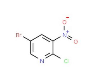 5-bromo-2-chloro-3-nitropyridine (CAS 67443-38-3) - chemical structure image