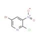 5-bromo-2-chloro-3-nitropyridine (CAS 67443-38-3) - chemical structure image
