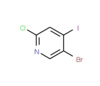 5-Bromo-2-chloro-4-iodopyridine (CAS 401892-47-5) - chemical structure image