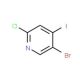 5-Bromo-2-chloro-4-iodopyridine (CAS 401892-47-5) - chemical structure image