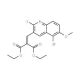 5-Bromo-2-chloro-6-methoxy-3-(2,2-diethoxycarbonyl)vinylquinoline (CAS 1031929-09-5) - chemical structure image