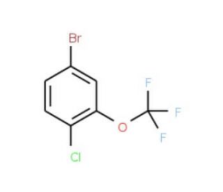 5-Bromo-2-chloro(trifluoromethoxy)benzene (CAS 406232-79-9) - chemical structure image