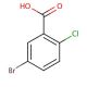 5-Bromo-2-chlorobenzoic acid (CAS 21739-92-4) - chemical structure image