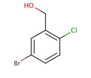 5-Bromo-2-chlorobenzyl alcohol (CAS 149965-40-2) - chemical structure image