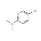 5-Bromo-2-dimethylaminopyridine (CAS 26163-07-5) - chemical structure image