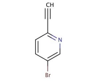 5-Bromo-2-ethynylpyridine (CAS 111770-86-6) - chemical structure image