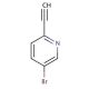 5-Bromo-2-ethynylpyridine (CAS 111770-86-6) - chemical structure image