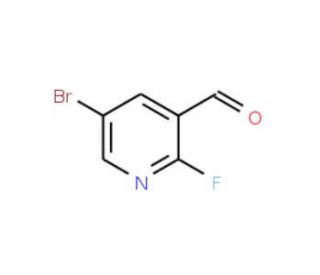 5-Bromo-2-fluoro-3-formylpyridine (CAS 875781-15-0) - chemical structure image