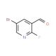 5-Bromo-2-fluoro-3-formylpyridine (CAS 875781-15-0) - chemical structure image
