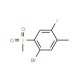 5-Bromo-2-fluoro-4-methylsulfonyltoluene - chemical structure image