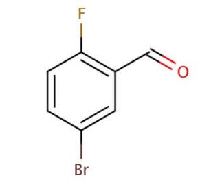 5-Bromo-2-fluorobenzaldehyde (CAS 93777-26-5) - chemical structure image