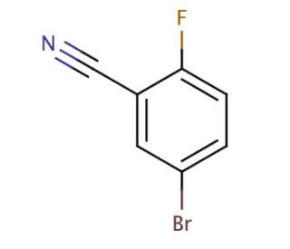5-Bromo-2-fluorobenzonitrile (CAS 179897-89-3) - chemical structure image