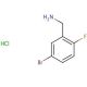 5-Bromo-2-fluorobenzylamine hydrochloride (CAS 202865-69-8) - chemical structure image