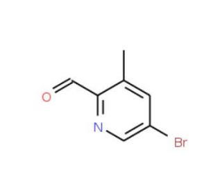 5-Bromo-2-formyl-3-methylpyridine (CAS 376587-53-0) - chemical structure image