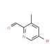 5-Bromo-2-formyl-3-methylpyridine (CAS 376587-53-0) - chemical structure image
