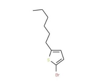 5-Bromo-2-hexylthiophene (CAS 211737-28-9) - chemical structure image
